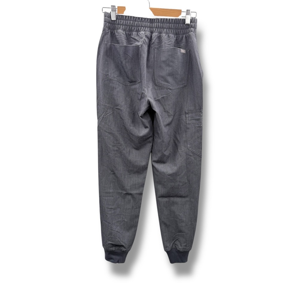Figs NWT Zamora High Waisted Scrub Pants Women's XS Petite‎ Graphite Jogger - Picture 2 of 6